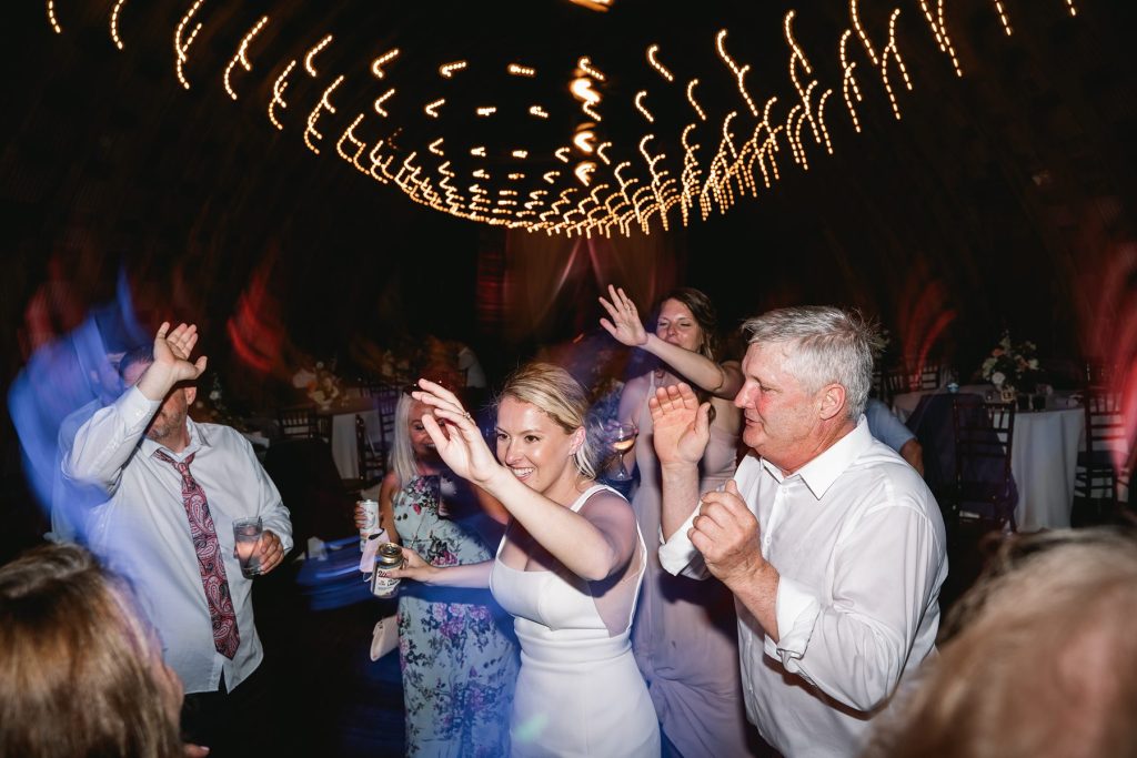 spring hayloft on the arch wedding dance