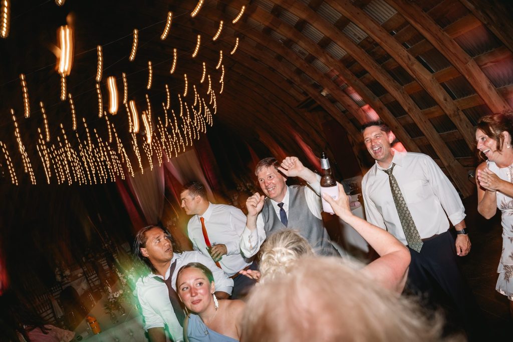 spring hayloft on the arch wedding dance