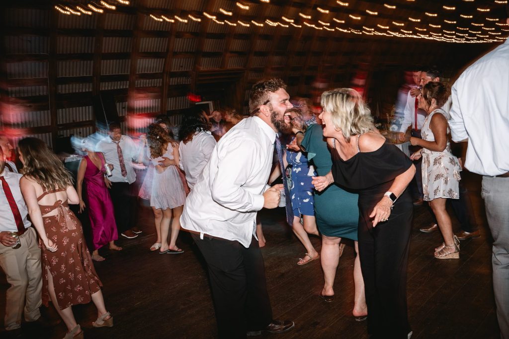 spring hayloft on the arch wedding dance