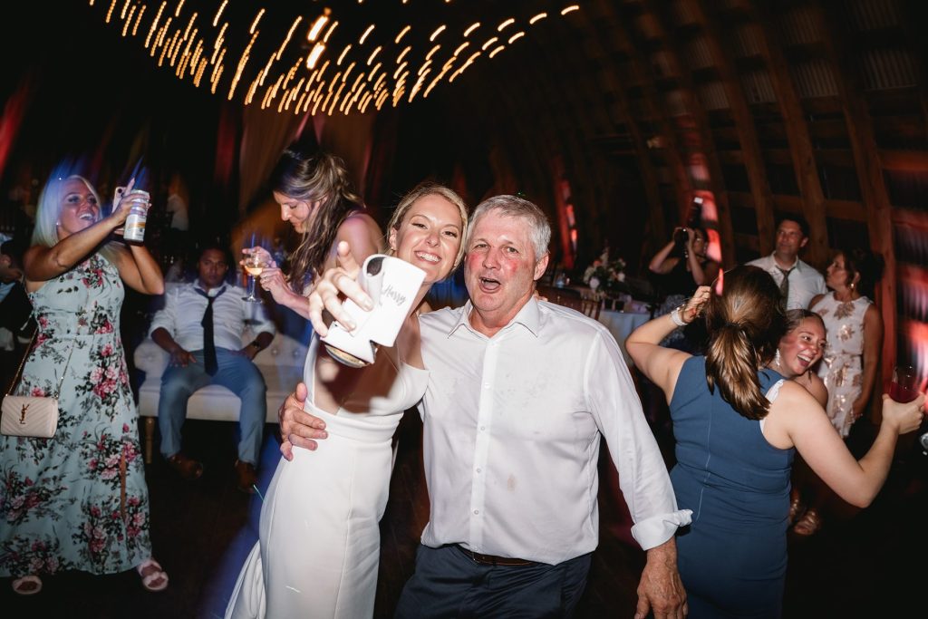 spring hayloft on the arch wedding dance