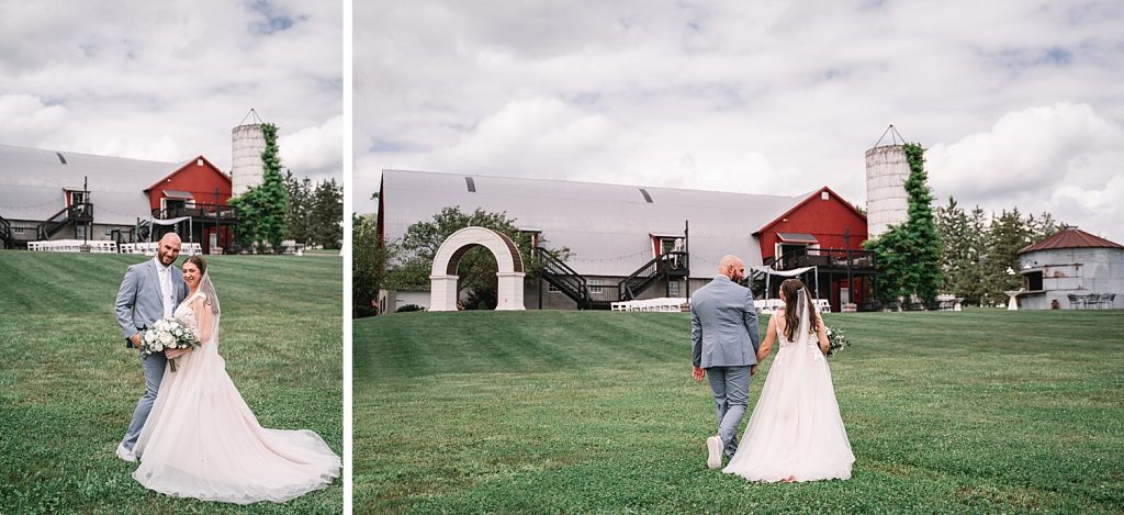 upstate barn wedding at hayloft on the arch 