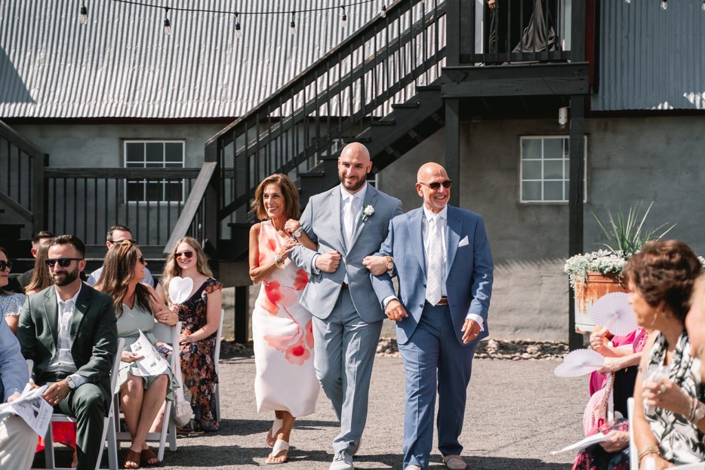 upstate ny barn wedding at hayloft on the arch