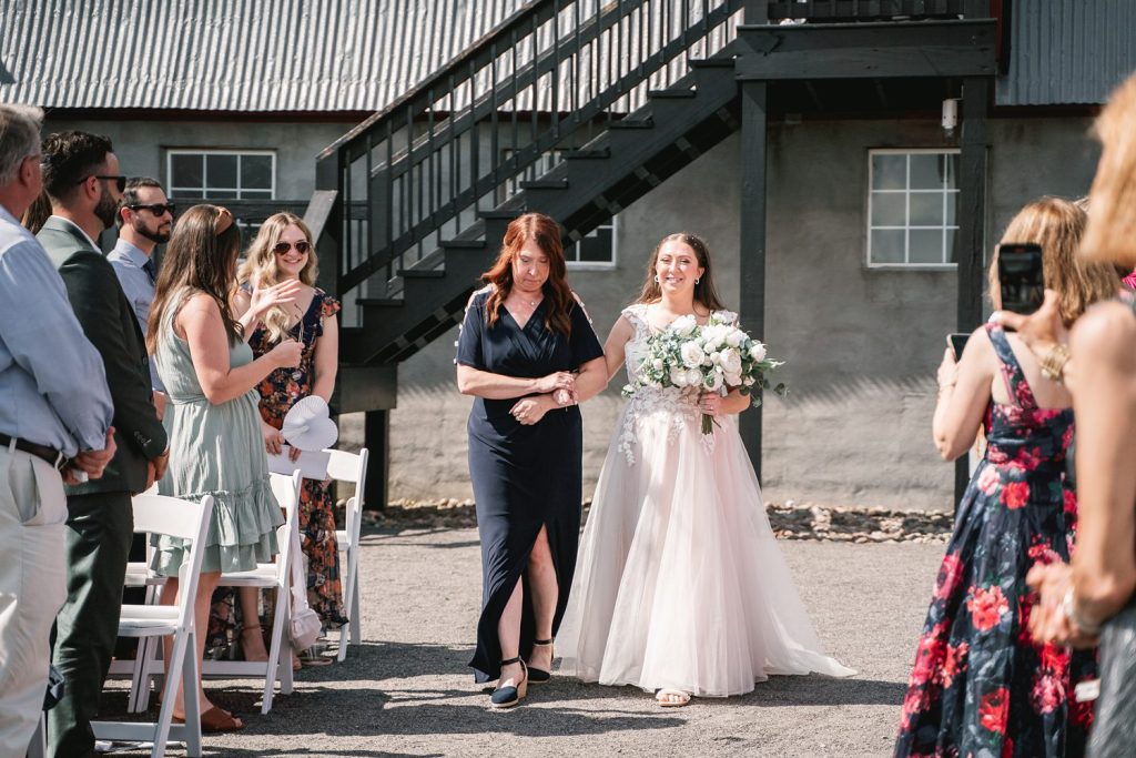 upstate ny barn wedding at hayloft on the arch