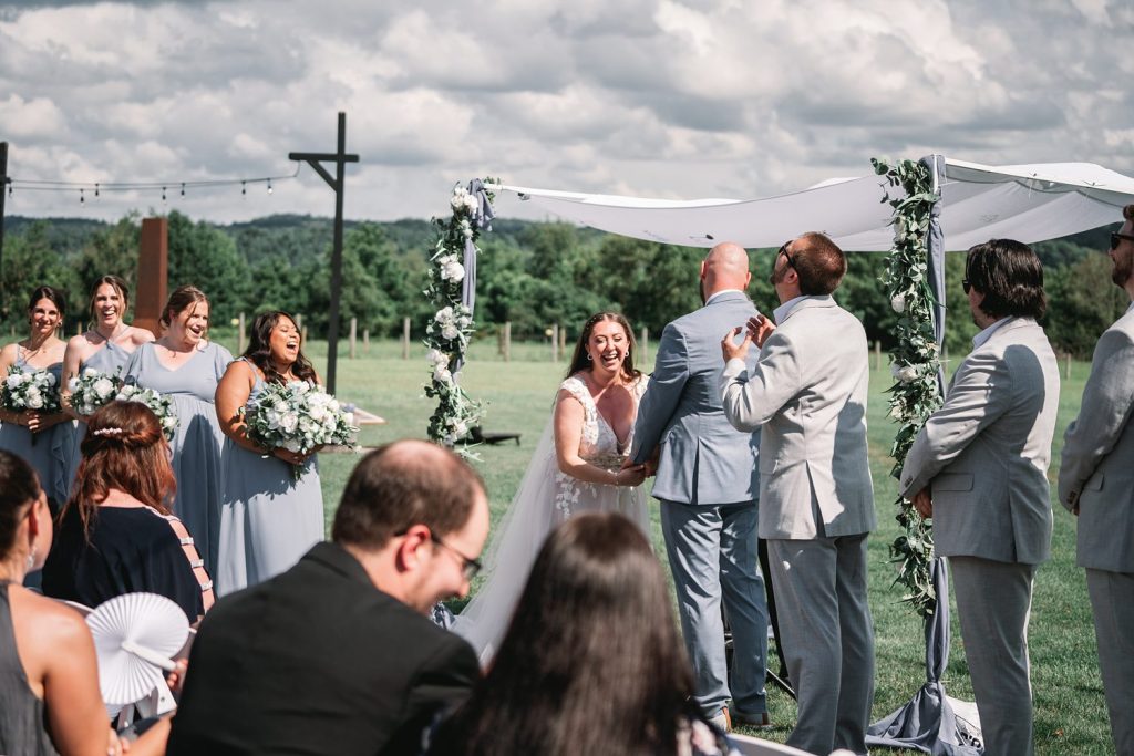 upstate ny barn wedding at hayloft on the arch