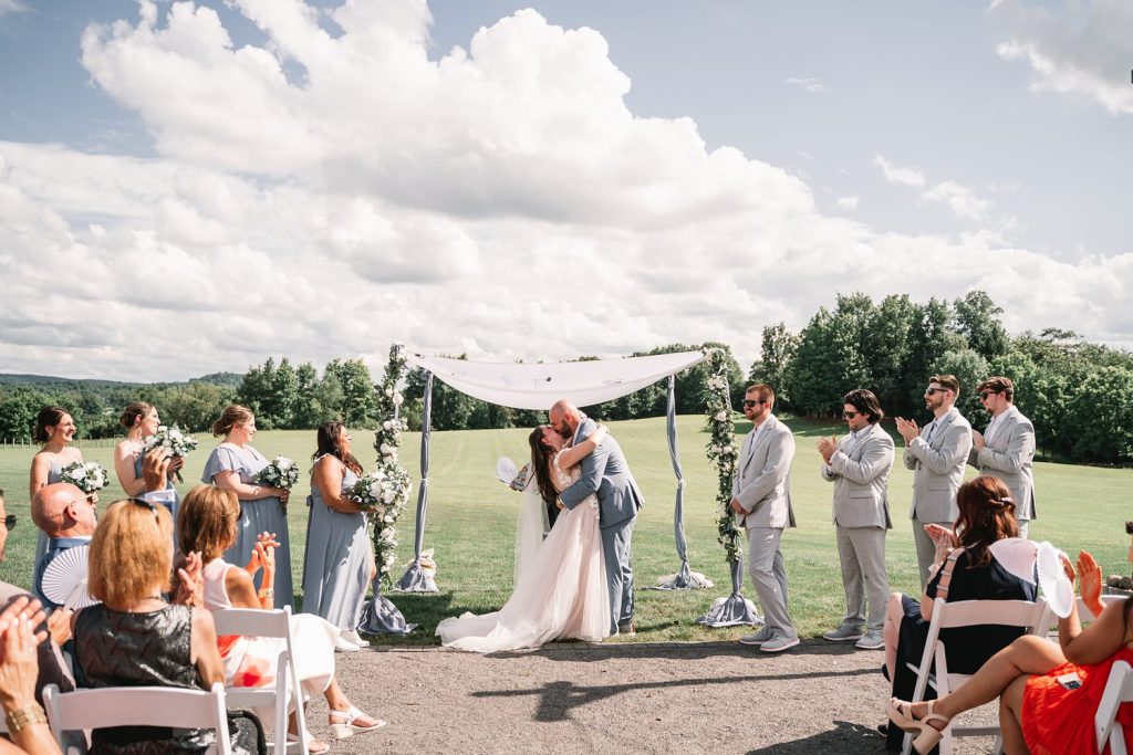 upstate ny barn wedding at hayloft on the arch