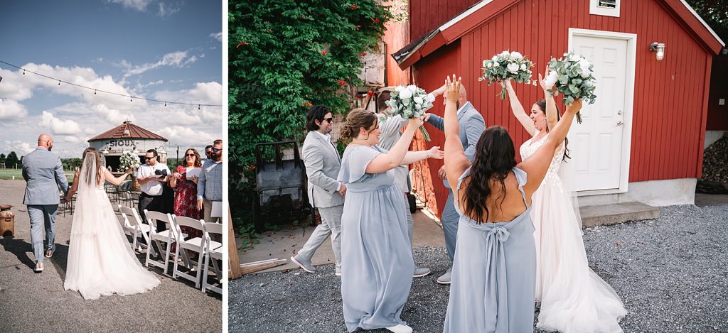 upstate ny barn wedding at hayloft on the arch