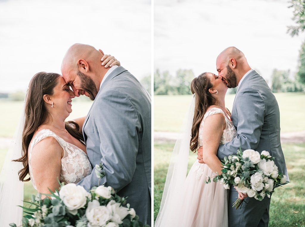 upstate ny barn wedding at hayloft on the arch first look