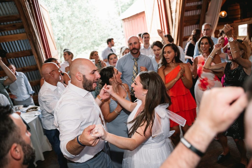 upstate barn wedding at hayloft on the arch