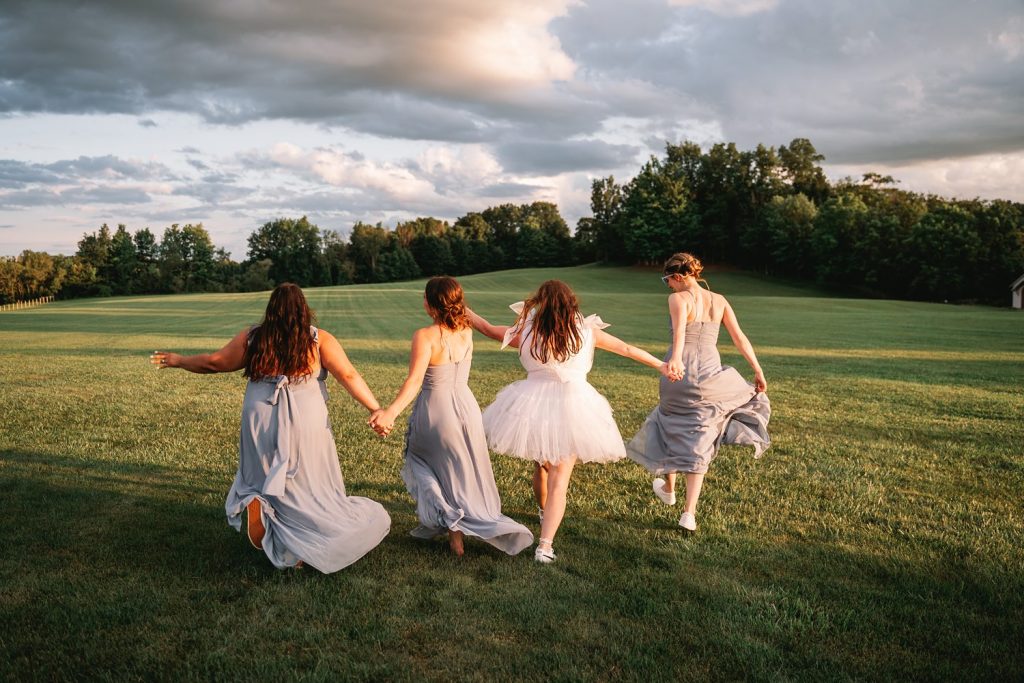 upstate barn wedding at hayloft on the arch by the field