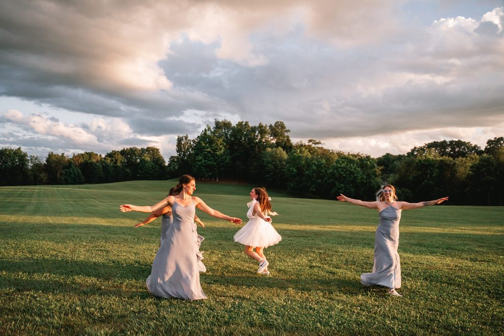 upstate ny barn wedding by the field