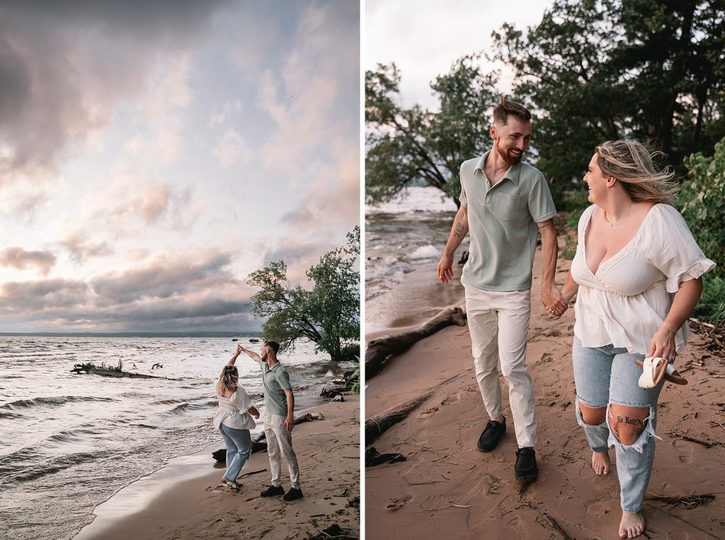 verona beach engagement session