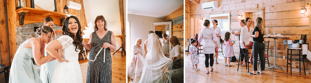 Wolf Oak Acres Wedding Barn Area for Getting Ready