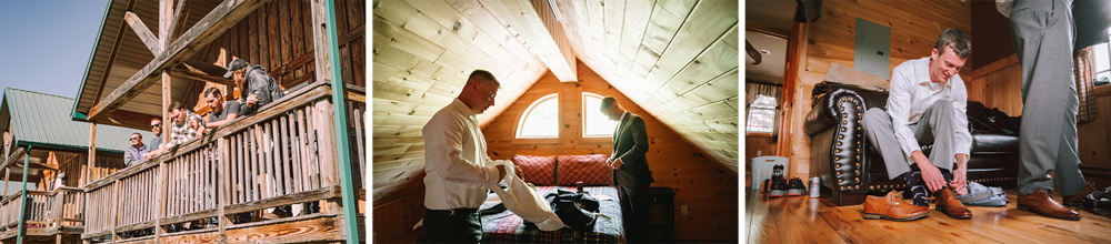 Wolf Oak Acres Wedding Cabin for Getting Ready