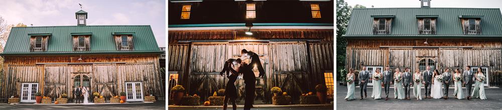 Wolf Oak Acres Wedding Portraits in the barn