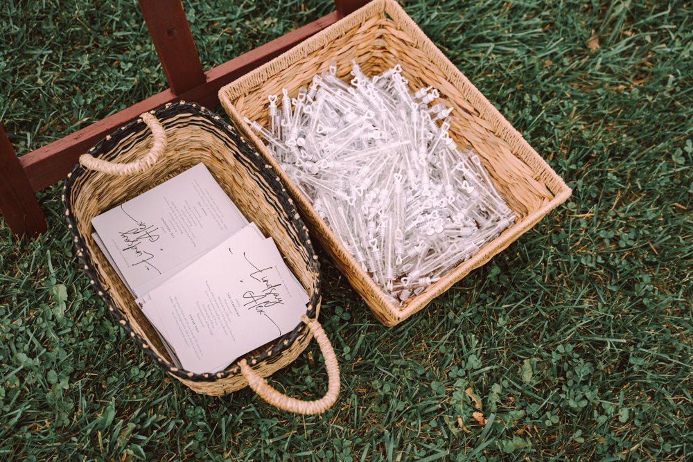 Lindsay + Alex's Wolf Oak Acres Wedding Details