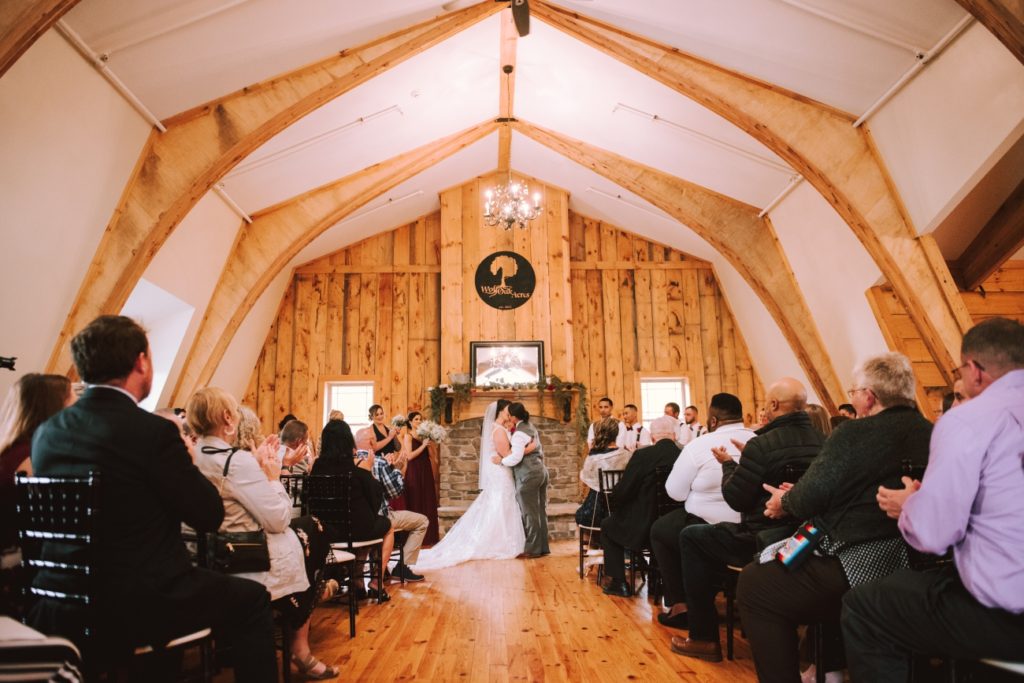 wolf oak acres indoor ceremony