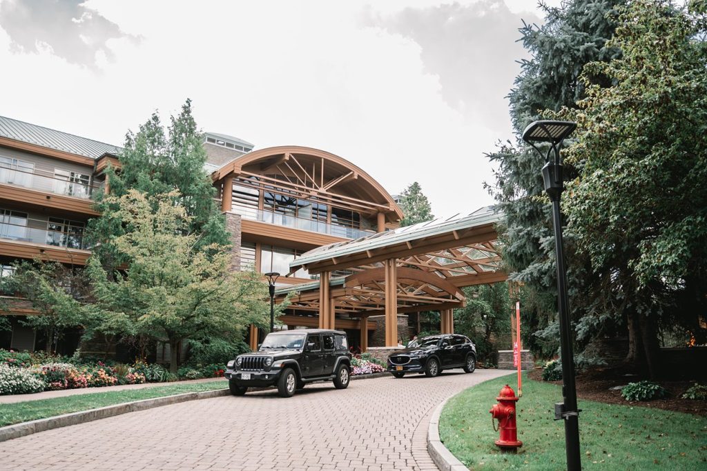 Front view of Turning Stone Hotel