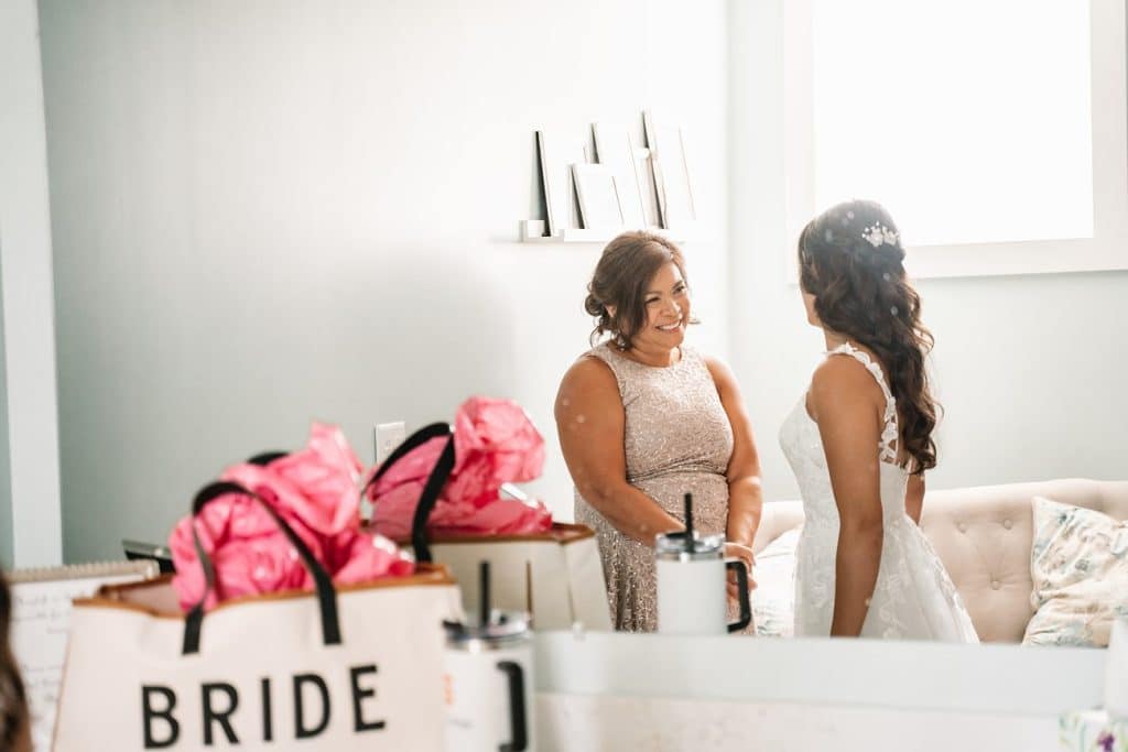 Hayloft on the Arch Wedding bride getting ready at the Verona NY Venue