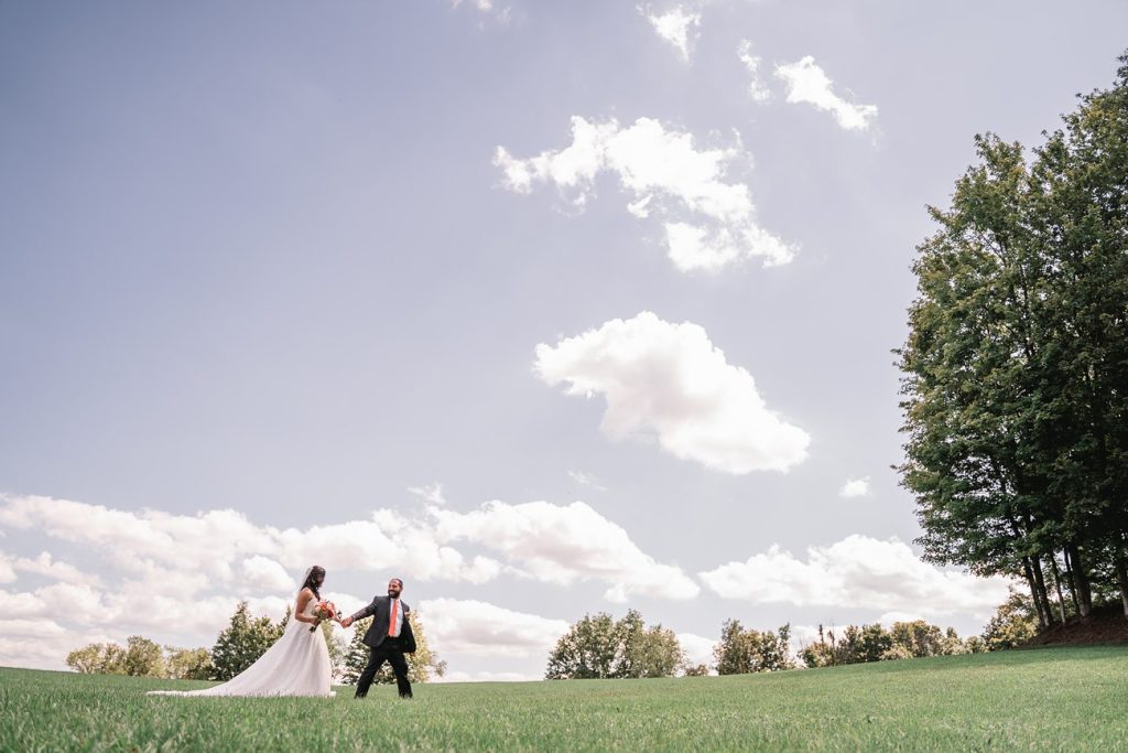 Hayloft on the Arch Summer Wedding bride and groom portrait shoot