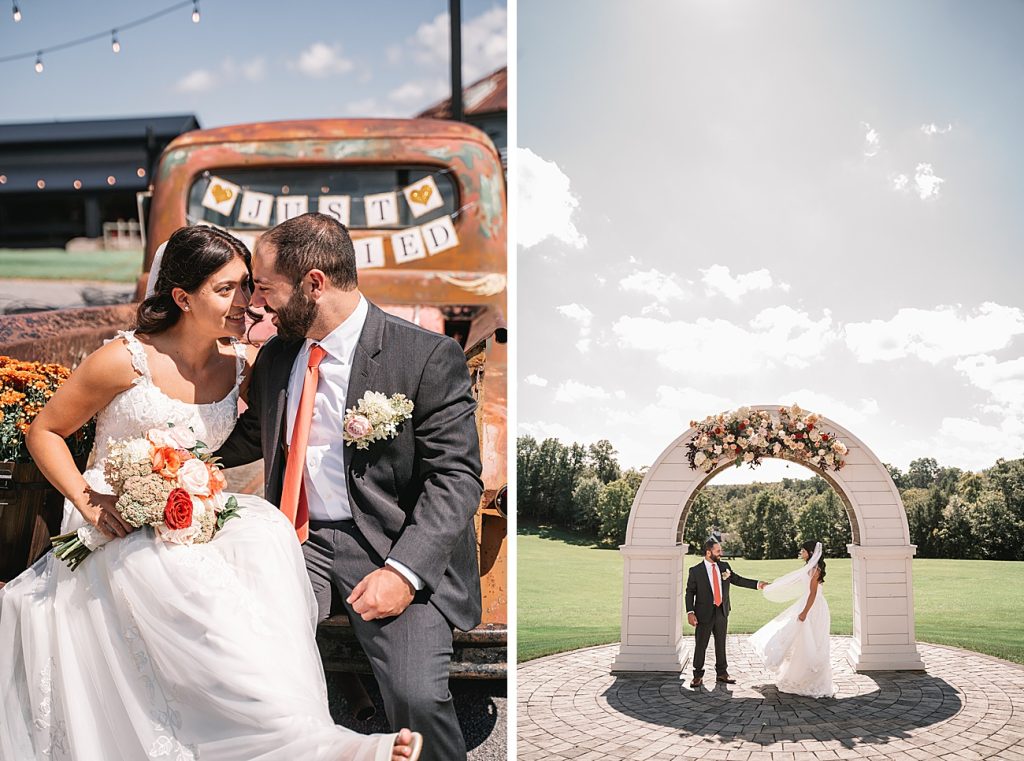 Hayloft on the Arch Wedding couple portrait shoot