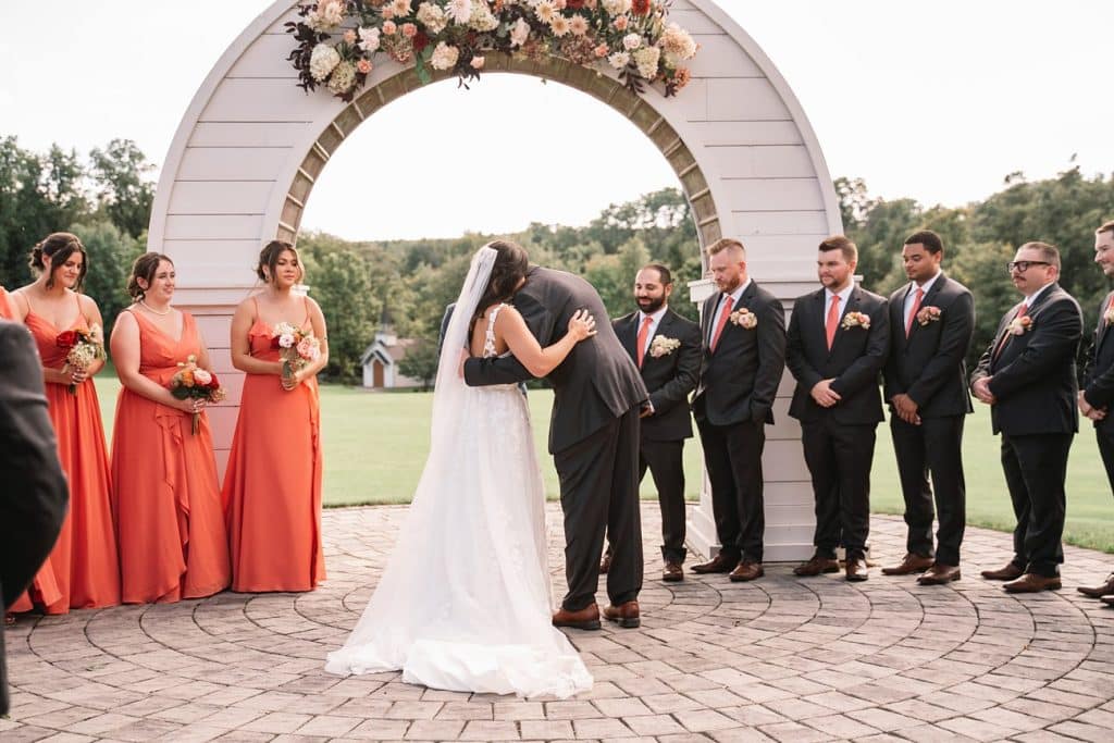 Hayloft on the Arch Summer Wedding ceremony