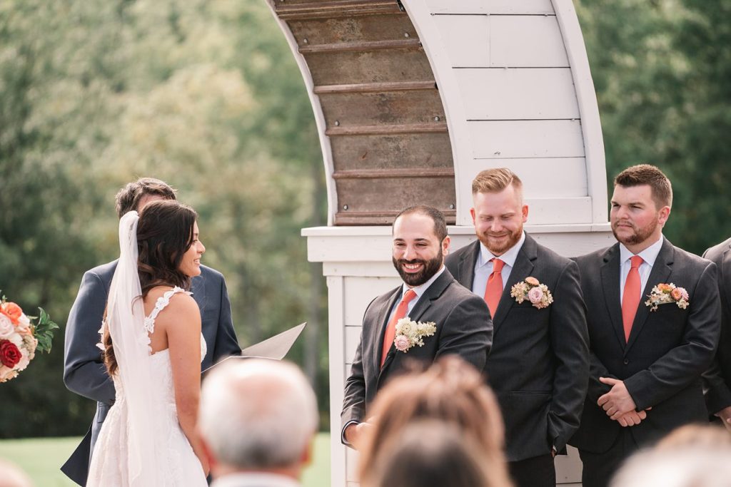 Hayloft on the Arch Summer Wedding ceremony