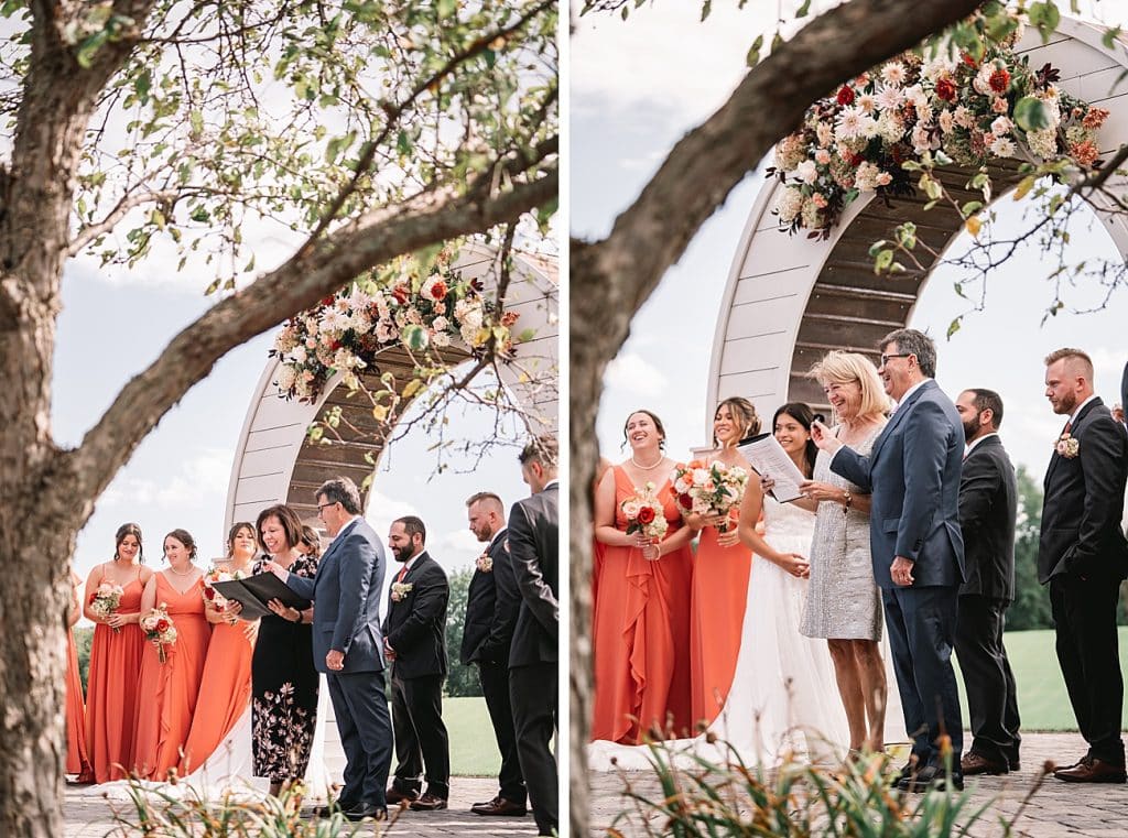 Hayloft on the Arch Wedding ceremony