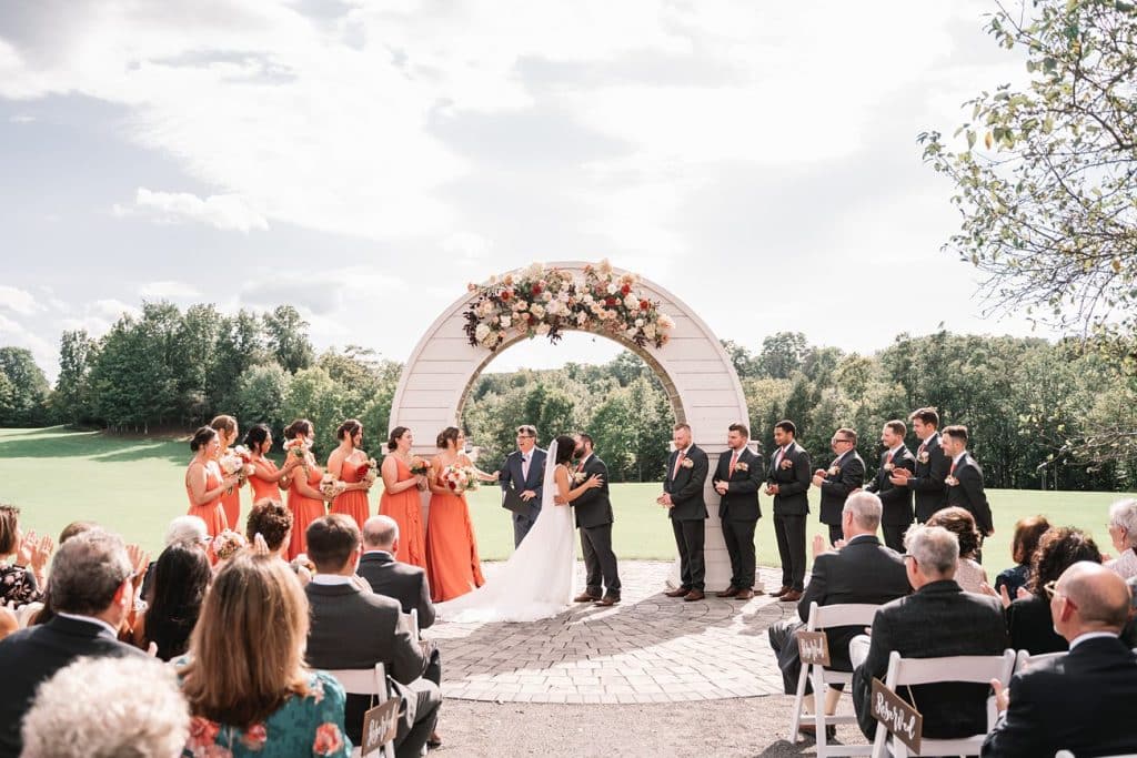 Hayloft on the Arch Wedding ceremony