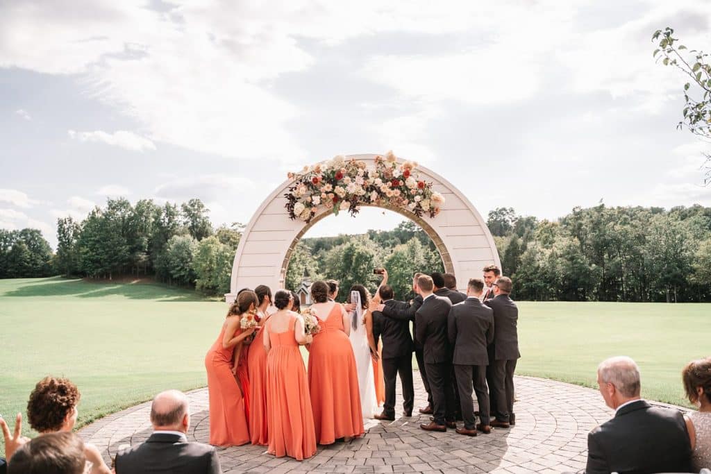 Hayloft on the Arch Wedding ceremony