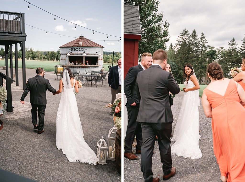 Hayloft on the Arch Wedding ceremony