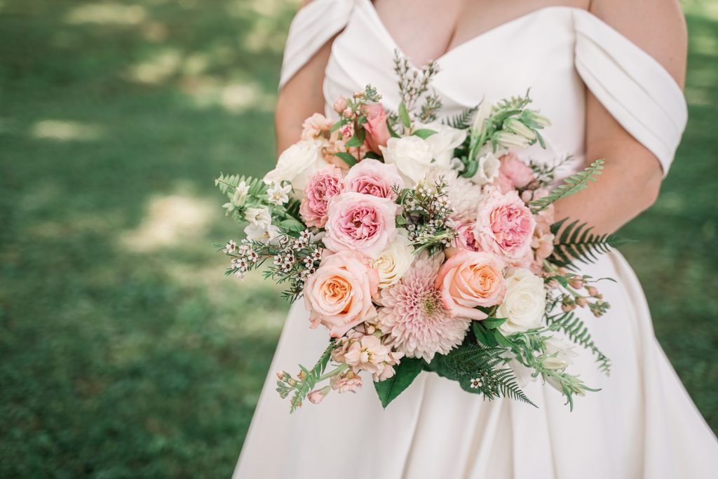 bride and groom portrait session for emerson pavilion wedding in auburn ny 