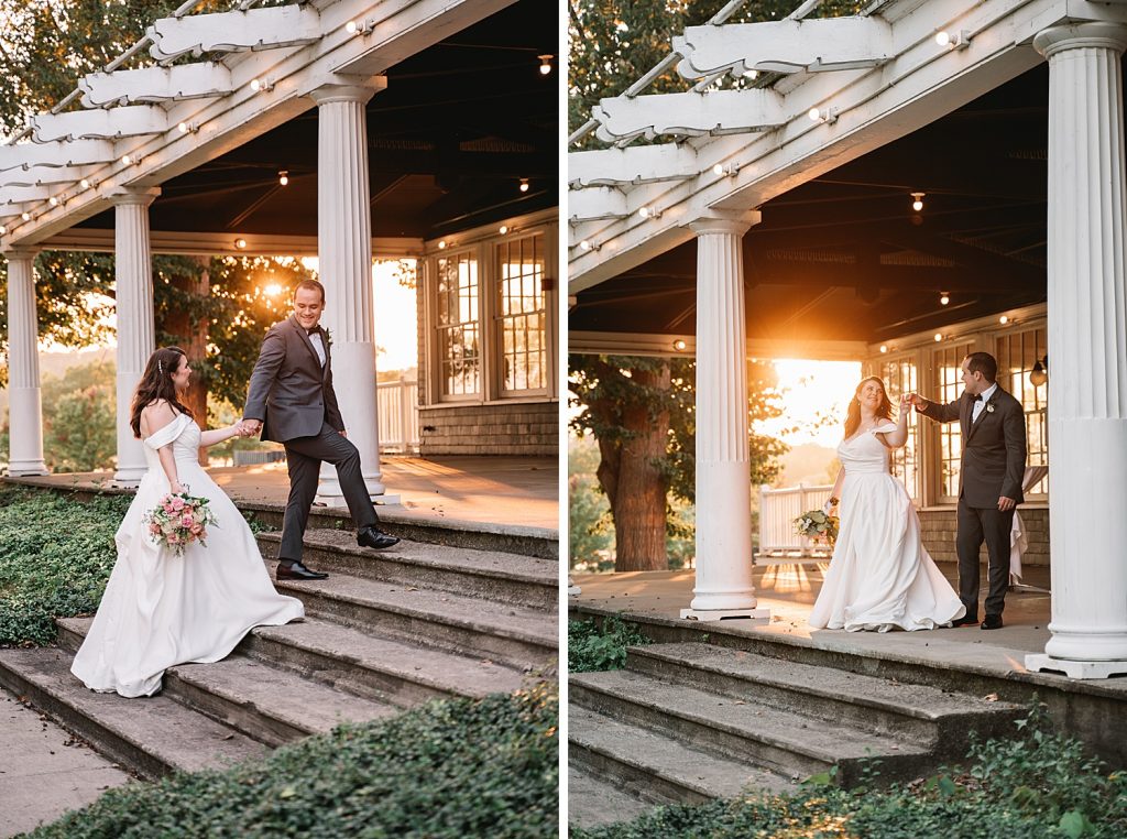 emerson pavilion wedding portraits