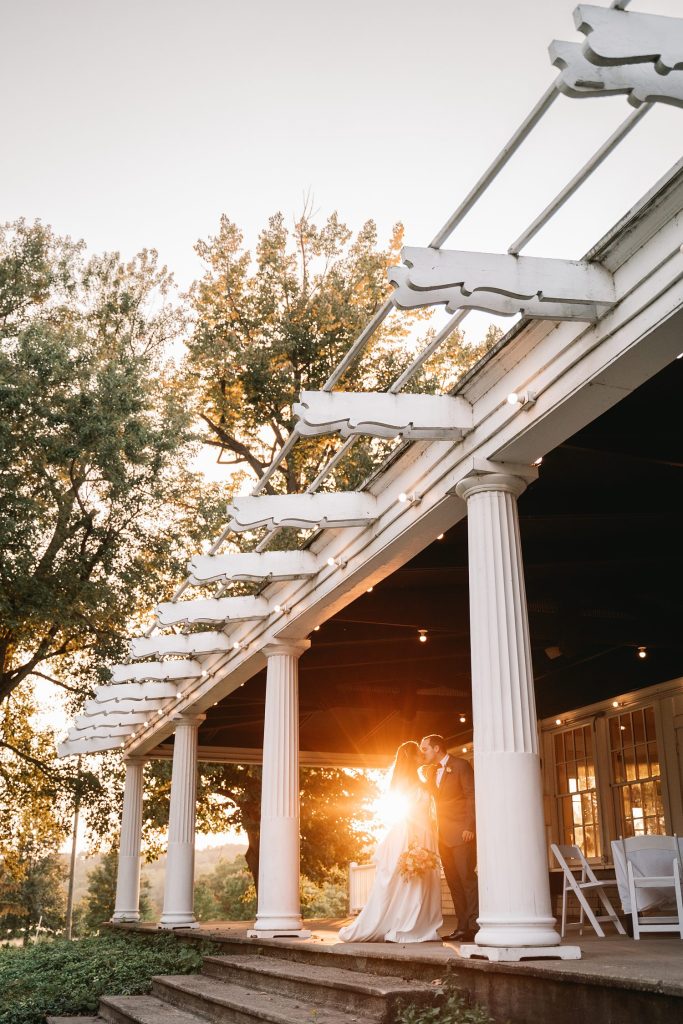 emerson pavilion wedding portraits