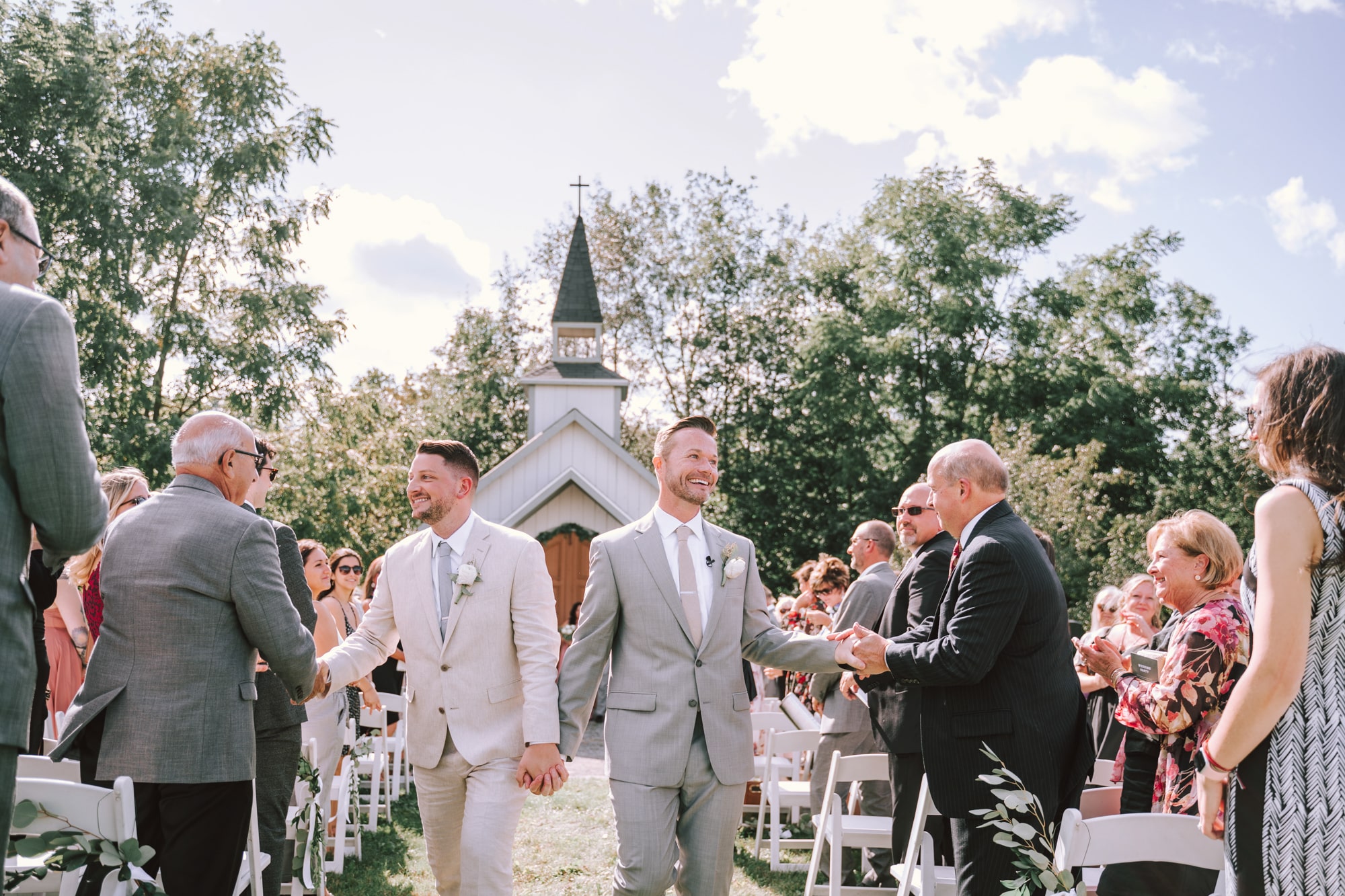 Nickolas + Jonathan at Hayloft on the Arch